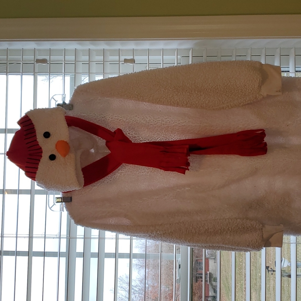 Xhilaration Sleepwear Snowman Onesie L